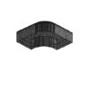 Watan Electric, Horizontal Elbow 90 degree Metal Cable Tray 10x10 cm, thickness 1.5 mm, Cold Galvanizing