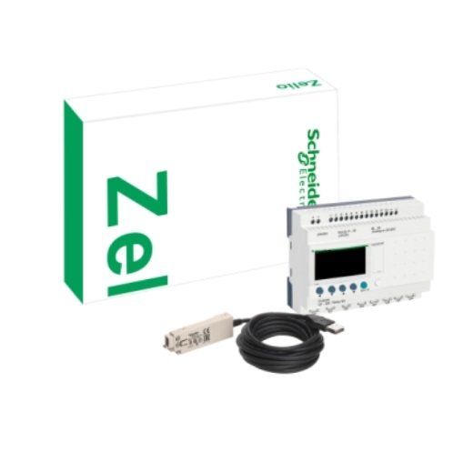 Schneider, Compact smart relay Zelio Logic - “discovery” pack - 20 I O - 100..240 V AC