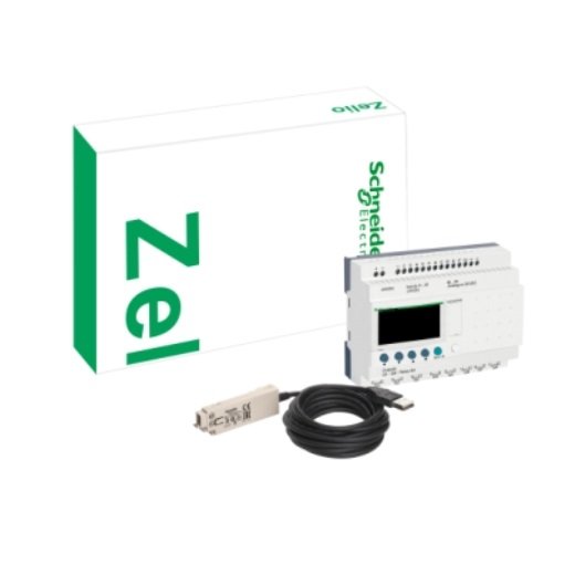 Schneider, Compact smart relay Zelio Logic - “discovery” pack - 12 I O - 100..240V AC