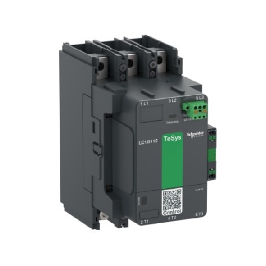 Schneider, Contactor Giga range, High Durability and Features, 3Pole , 185amp, Coil 100-250 V AC/DC