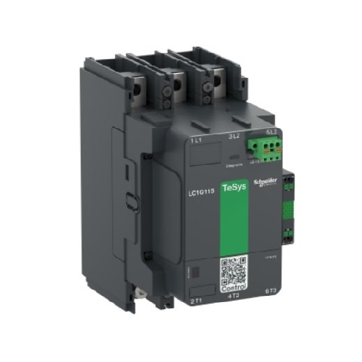 Schneider, Contactor Giga range, High Durability and Features, 3Pole , 225amp, Coil 100-250 V AC/DC